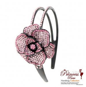 Classy Rhinestone Flower Headband